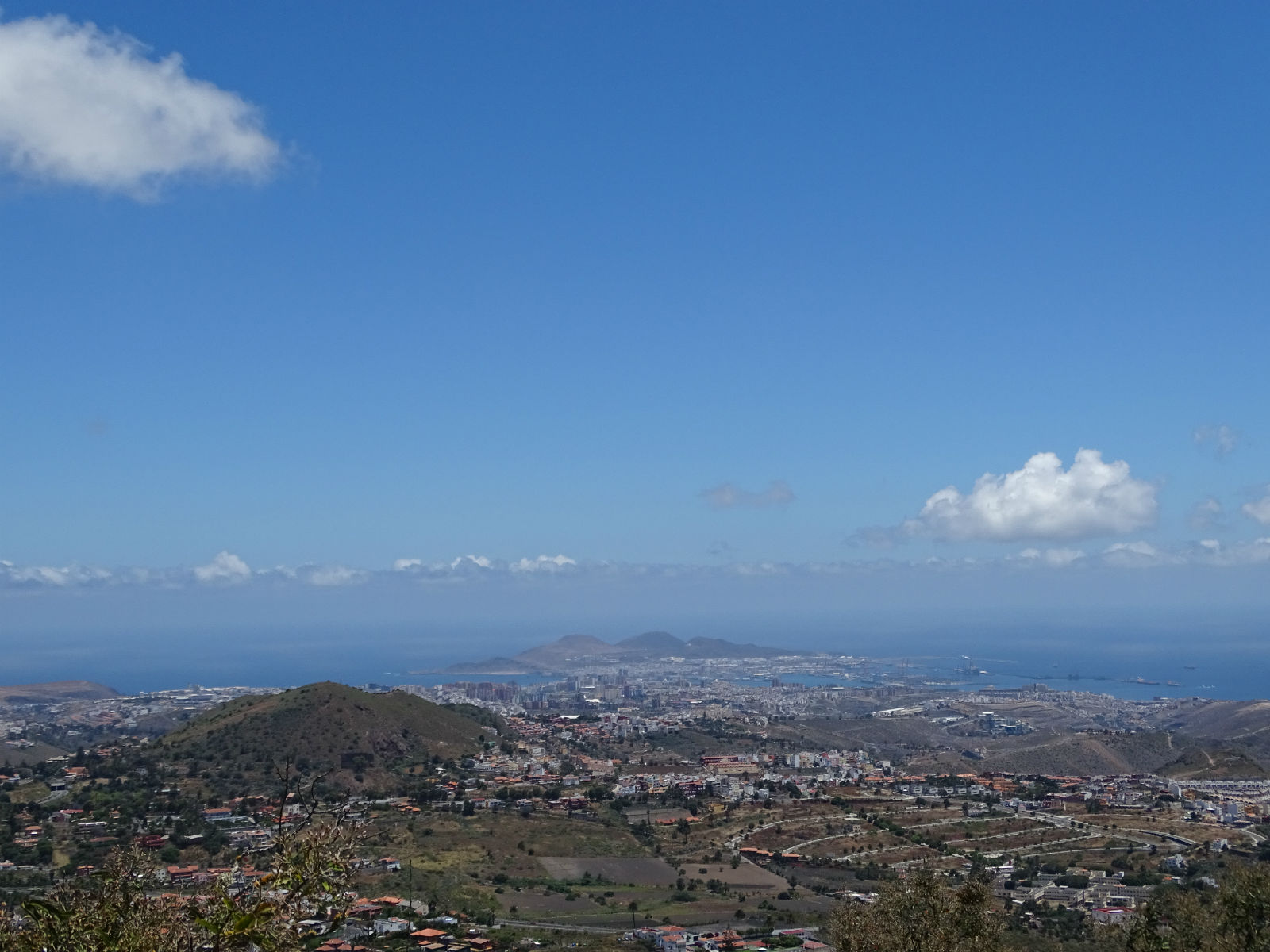 View Toward Las Palmas from Pico de Bandama